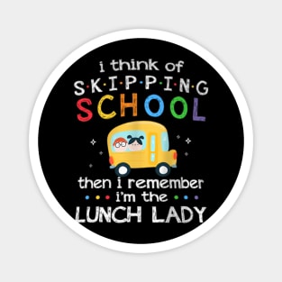 Skipping School Lunch  Women Magnet